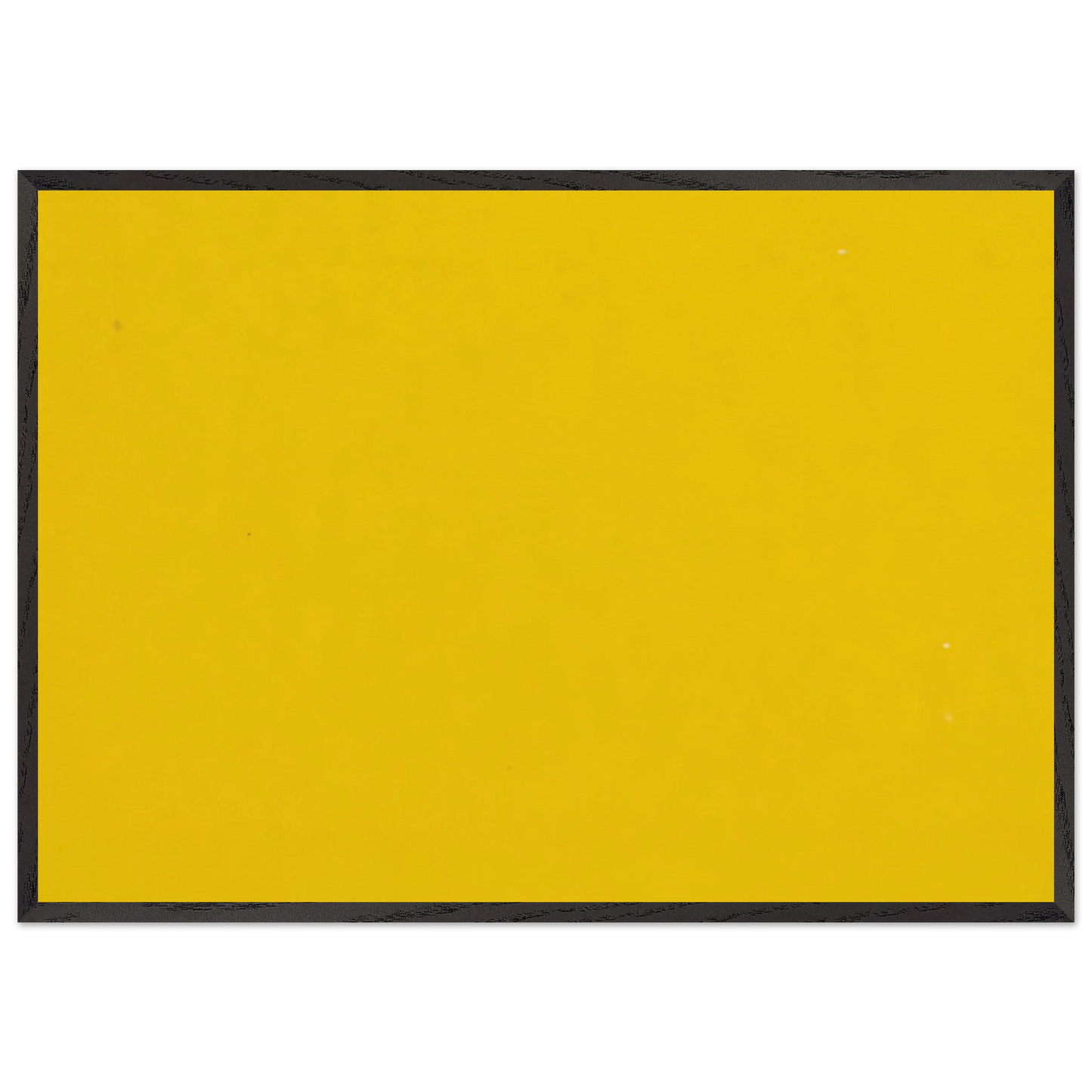 Yellow from the series Line Form Color - Ellsworth Kelly Framed Art Print – Black Wooden Frame - Default Title - -Framed Art Print