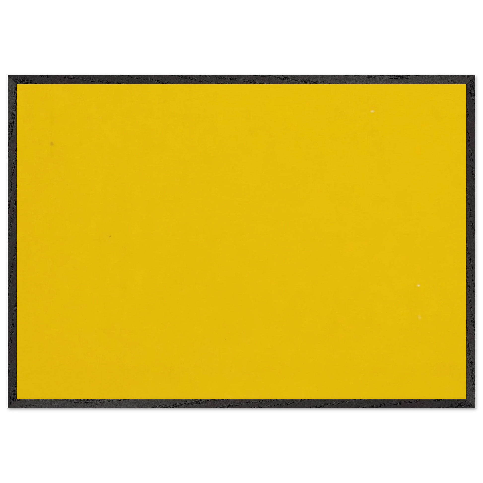 Yellow from the series Line Form Color - Ellsworth Kelly Framed Art Print – Black Wooden Frame - Default Title - -Framed Art Print