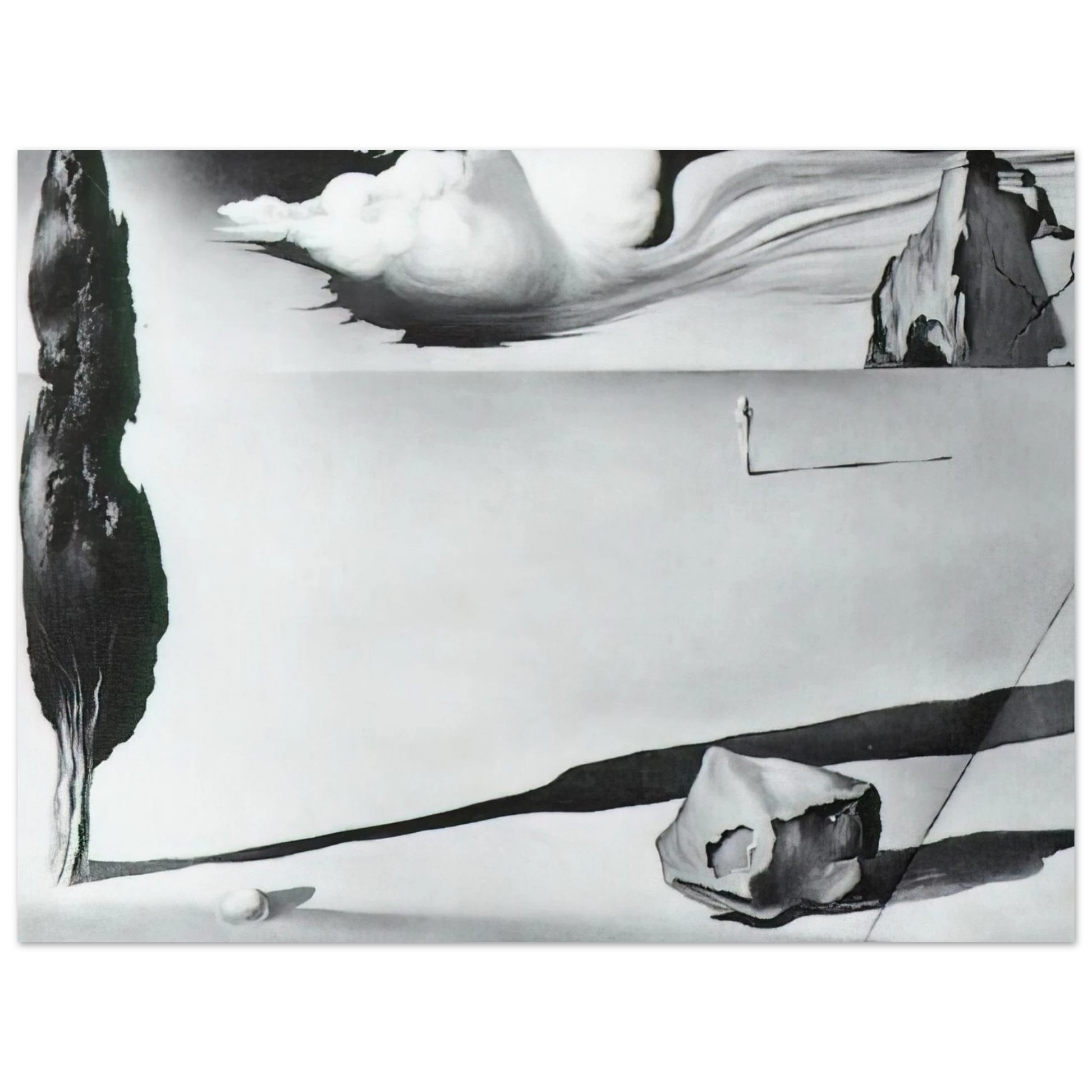 Salvador Dali - DESIGN FOR THE SET OF THE FILM SPELLBOUND Fine Art Poster - Default Title
