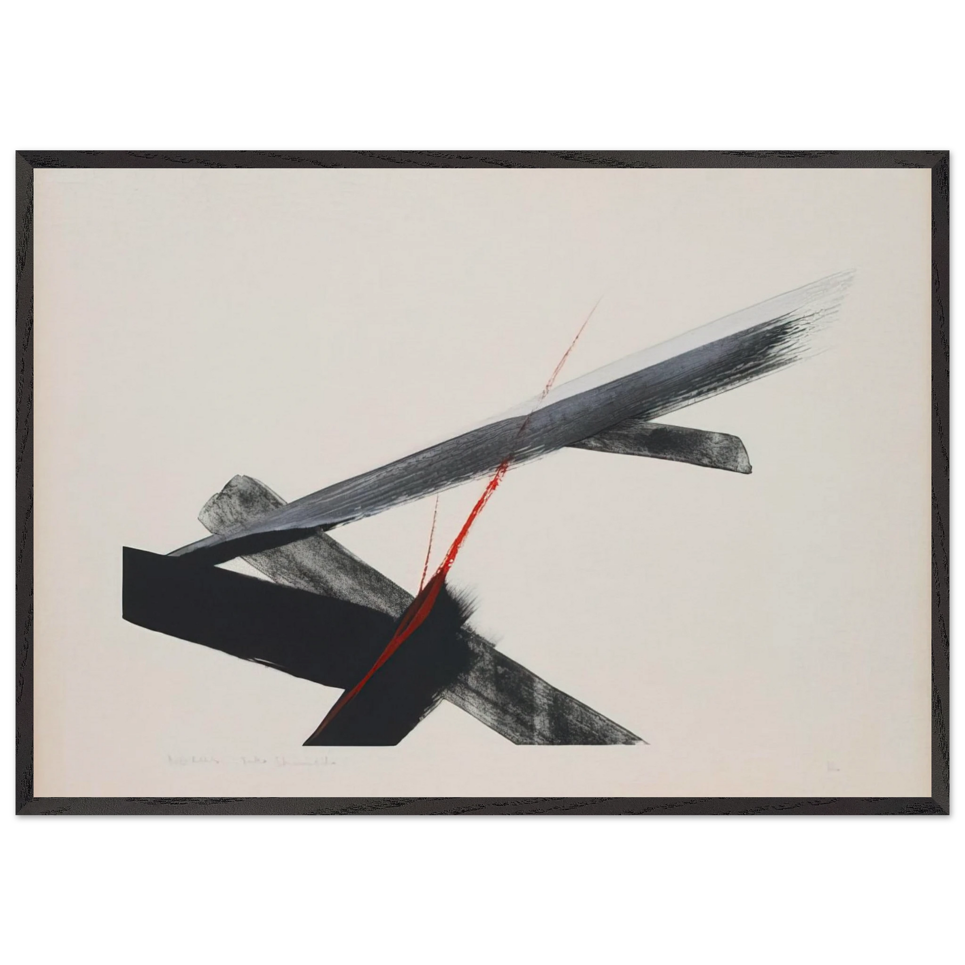 Nexus - 1984 - Toko Shinoda Framed Art Print – Black Wooden Frame - Default Title - -Framed Art Print