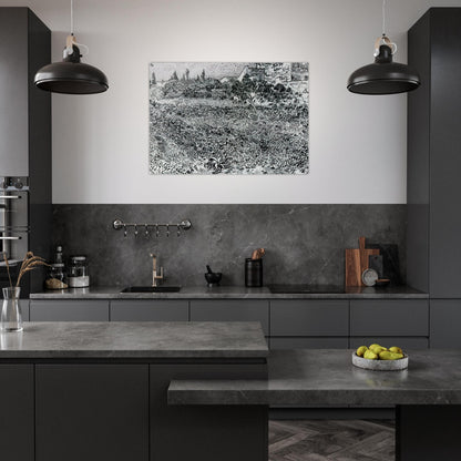 Garden with Flowers - Vincent van Gogh Acrylic Print - 70x100 cm / 28x40″ inches