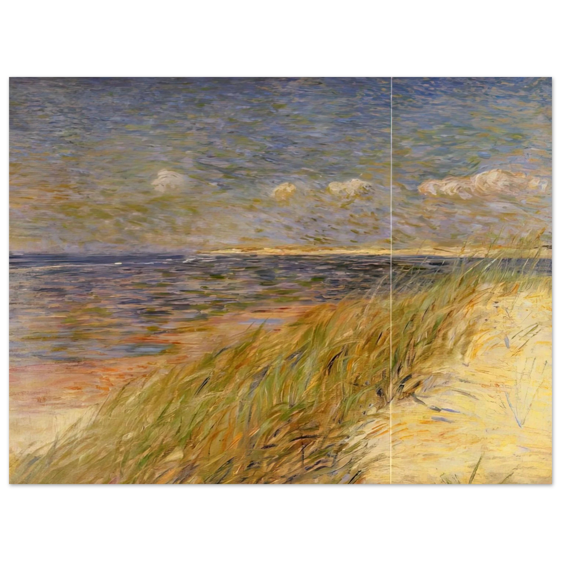 Theo van Rysselberghe - THE DUNES ZWIN KNOKKE 1887 Fine Art Poster - Default Title