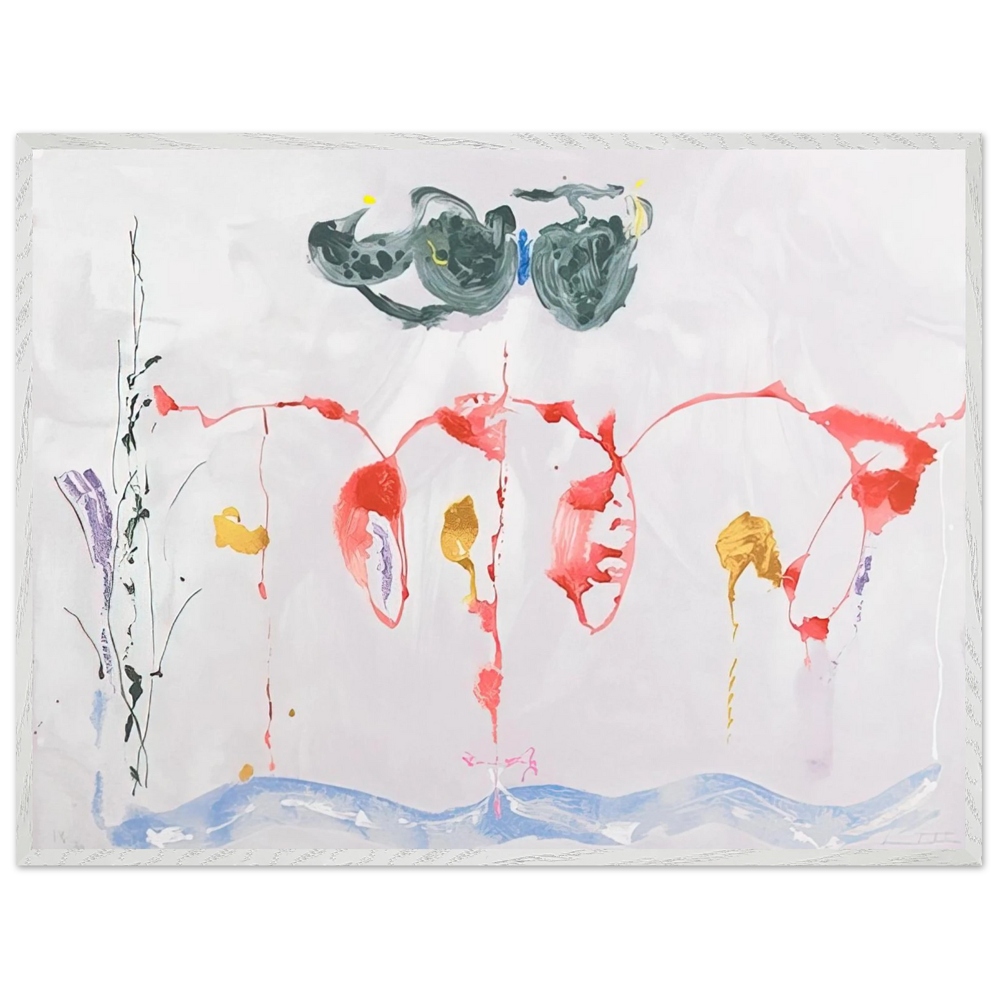 Helen Frankenthaler - Aerie - 2009 Wall art - 30x40 cm / 12x16 inches - Fine Art Poster - -