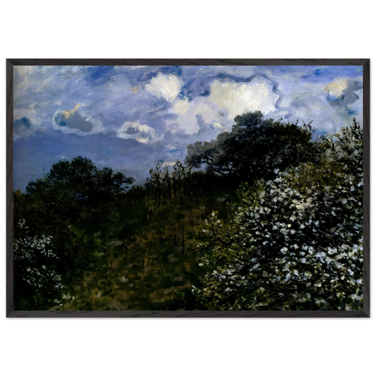 Spring N2 - claude monet Framed Art Print – Black Wooden Frame - Default Title - -Framed Art Print
