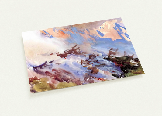 Mountain Fire By John Singer Sargent Pack of 10 Post Cards | John Singer Sargent Post Cards | A6 (10.5 x 14.8 cm) - 4.1 x 5.8 inches