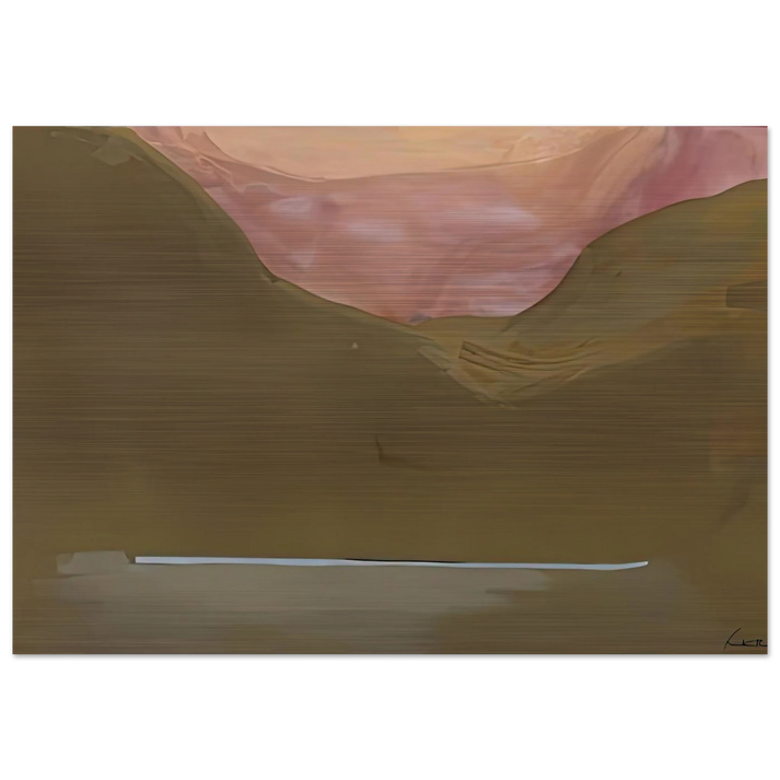 Burnt Norton, 1972- - Helen Frankenthaler Brushed Aluminum Print - 70x100 cm / 28x40 inches | Helen Frankenthaler Aluminum Print | Helen Frankenthaler Prints