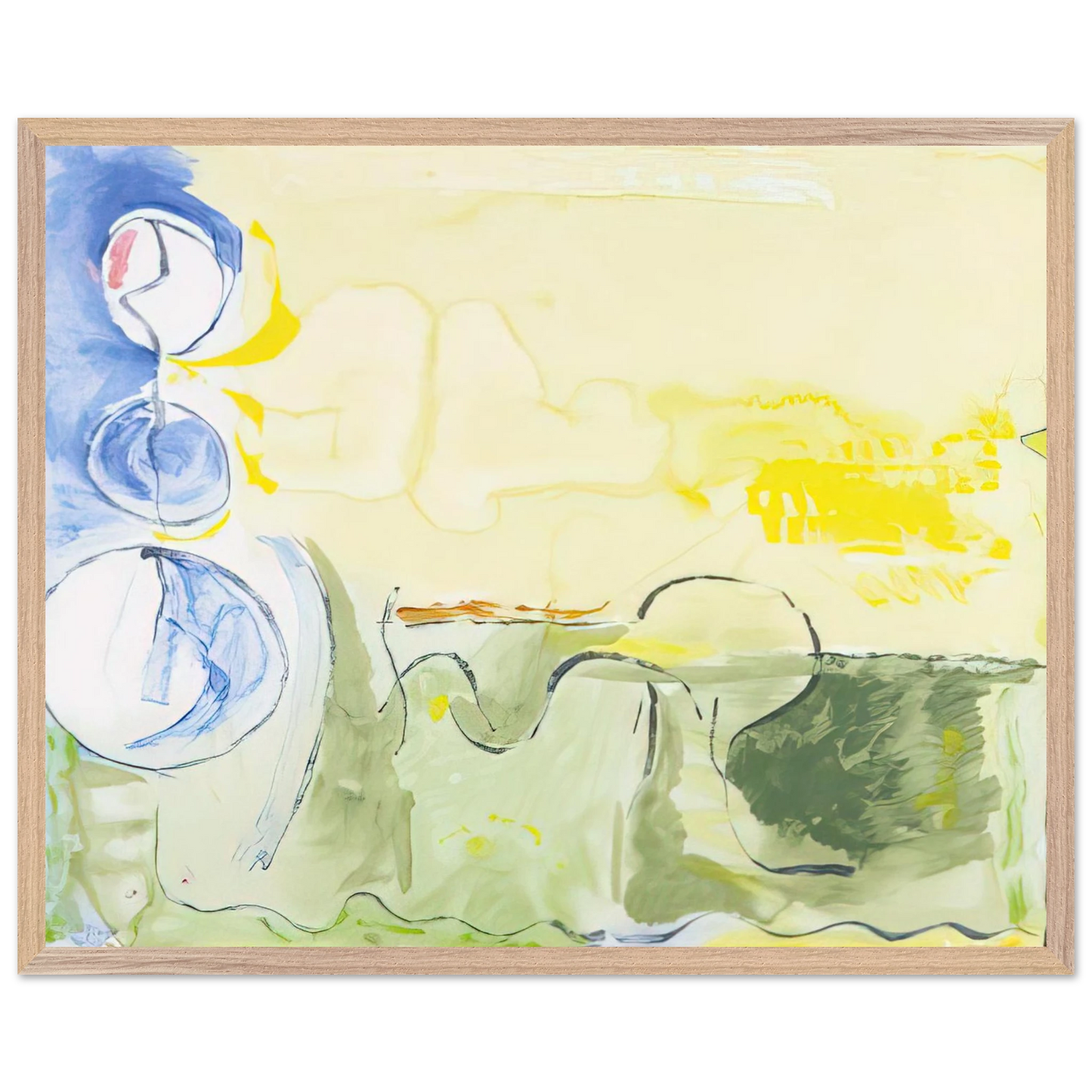 Helen Frankenthaler - Flotilla - 2006 Wall art - 28x43  cm / XL (11x17 inches) - Fine Art Poster - -