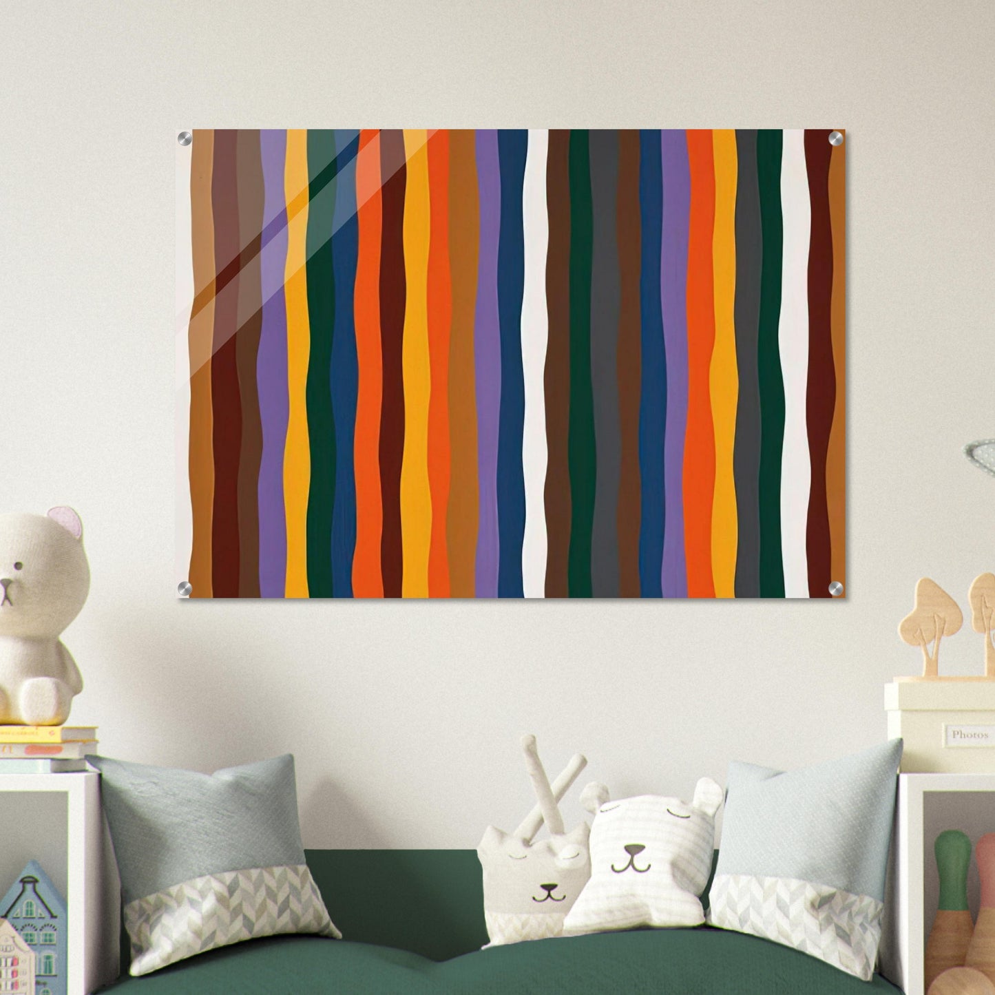 #20 - 1977 - Karl Benjamin Acrylic Print - 70x100 cm / 28x40″ inches | Karl Benjamin Wall Art | Karl Benjamin Prints