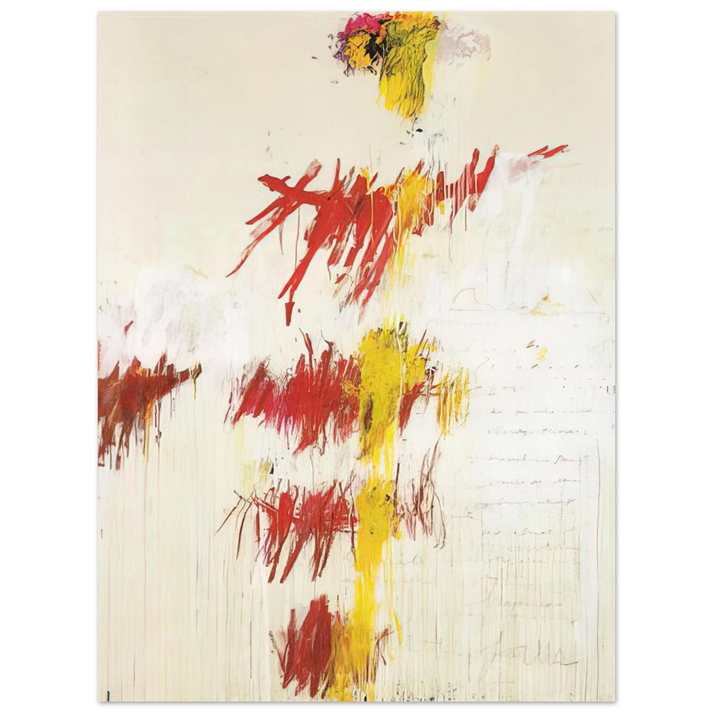 Cy Twombly - Quattro Stagioni II. Primavera  75x100 cm / 30x40inches Fine Art Poster