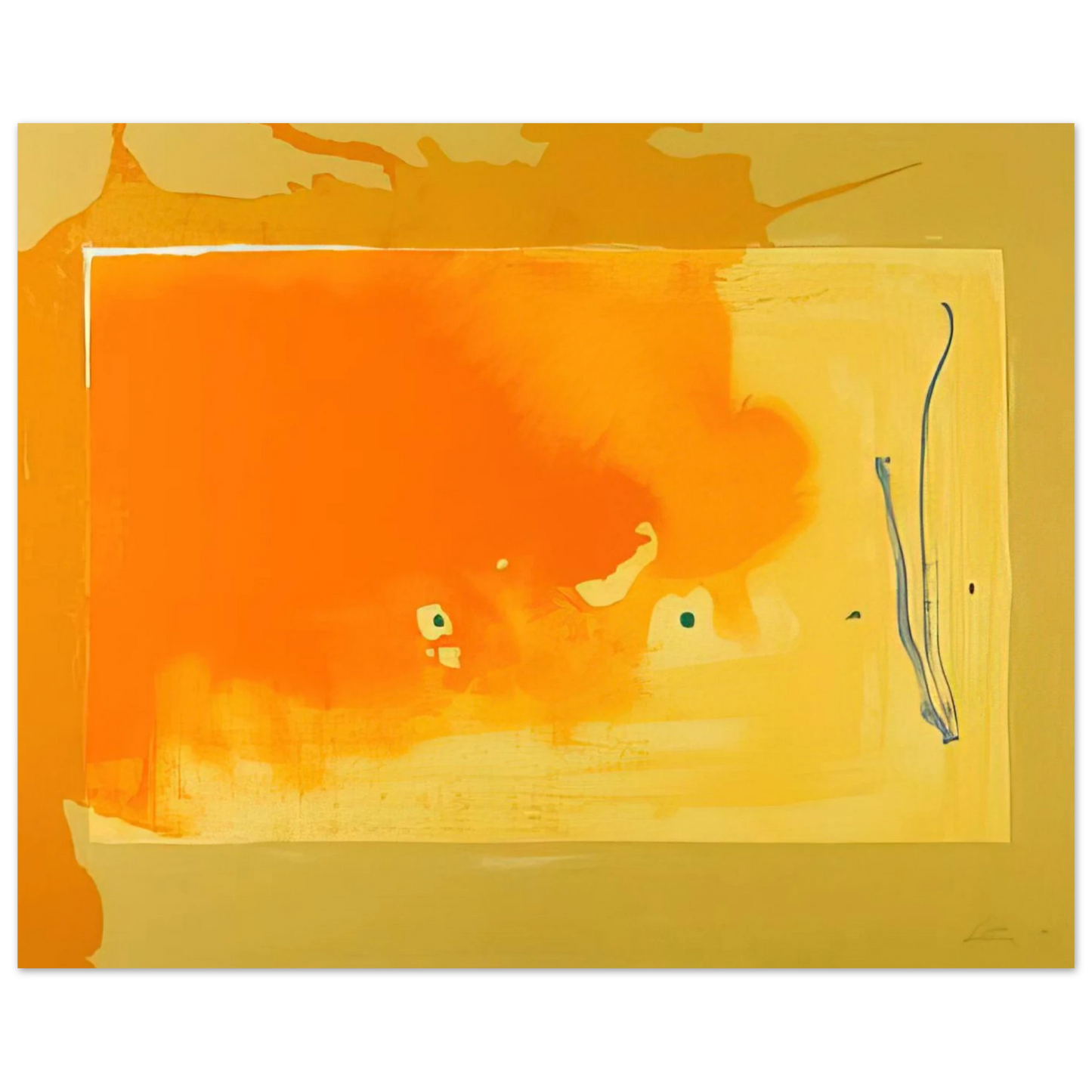 Helen Frankenthaler - Bilbao - 1998 Wall art - 30x40 cm / 12x16 inches - Fine Art Poster - -