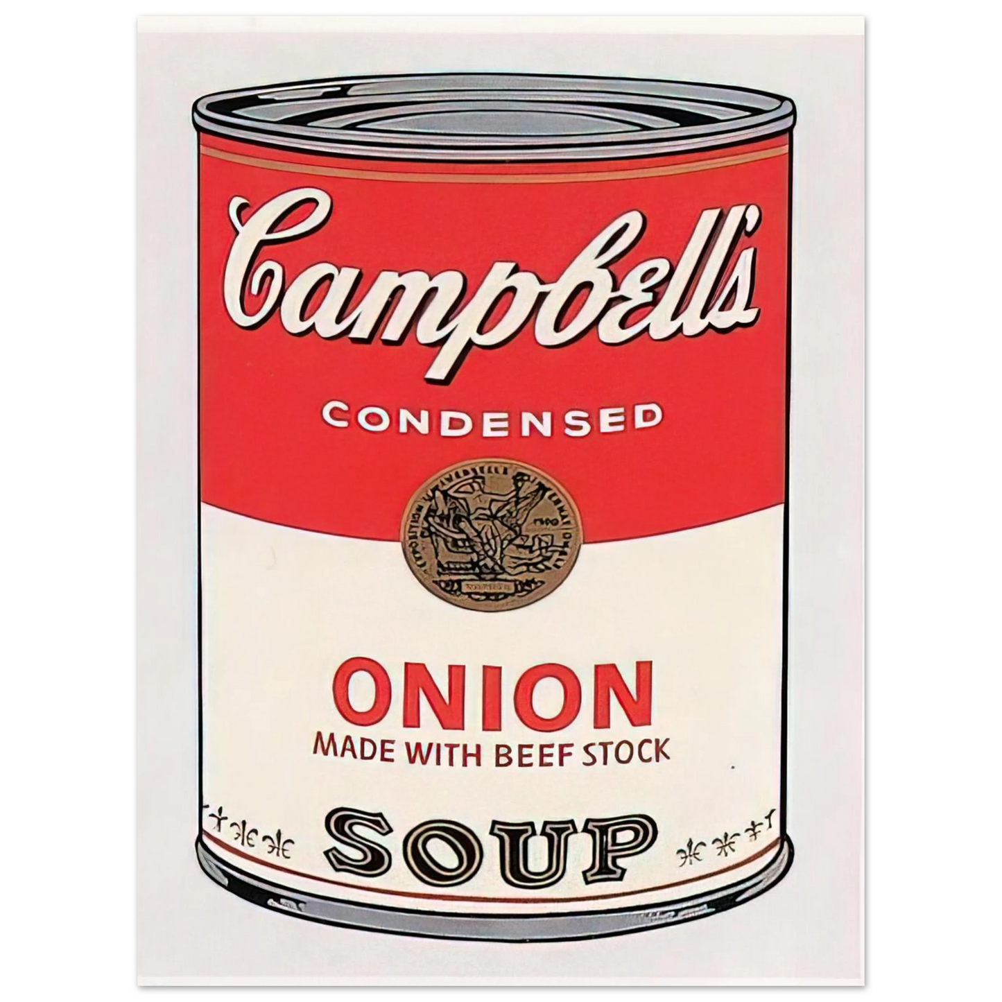 Andy Warhol - Campbell's Soup Can  onion  Fine Art Poster - 13x18 cm / 5x7 inches