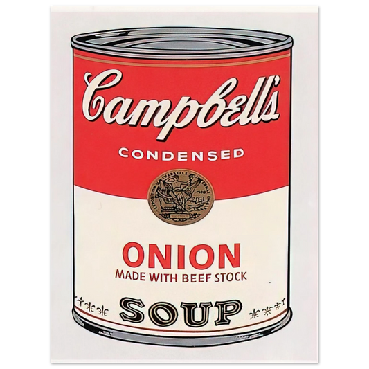 Andy Warhol - Campbell's Soup Can  onion  Fine Art Poster - 13x18 cm / 5x7 inches