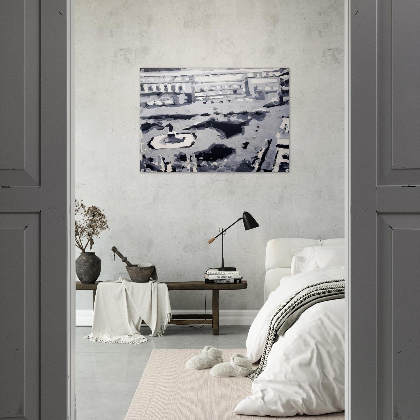 TOWNSCAPE M6 1968 - Gerhard Richter Acrylic Print - 70x100 cm / 28x40″ inches