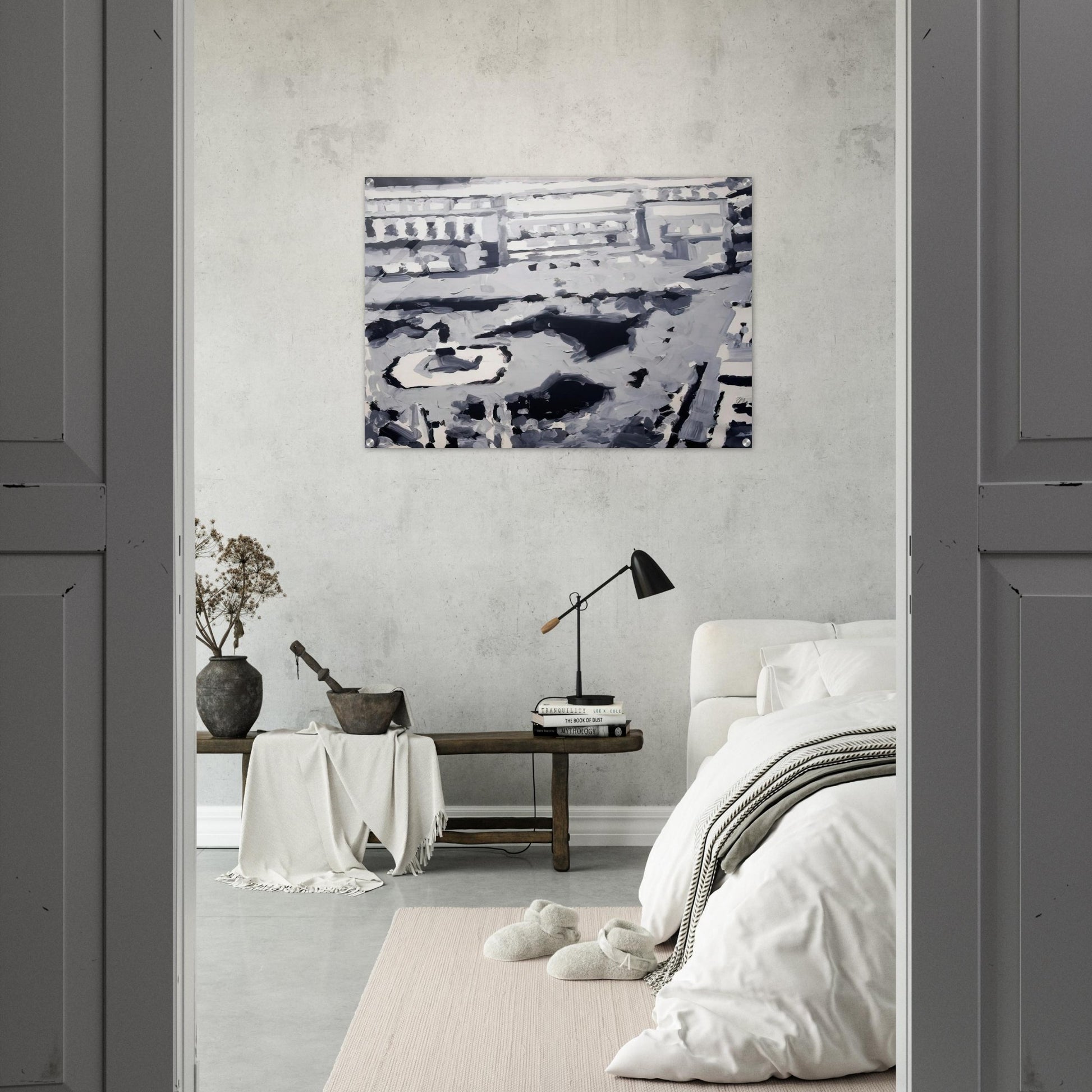 TOWNSCAPE M6 1968 - Gerhard Richter Acrylic Print - 70x100 cm / 28x40″ inches