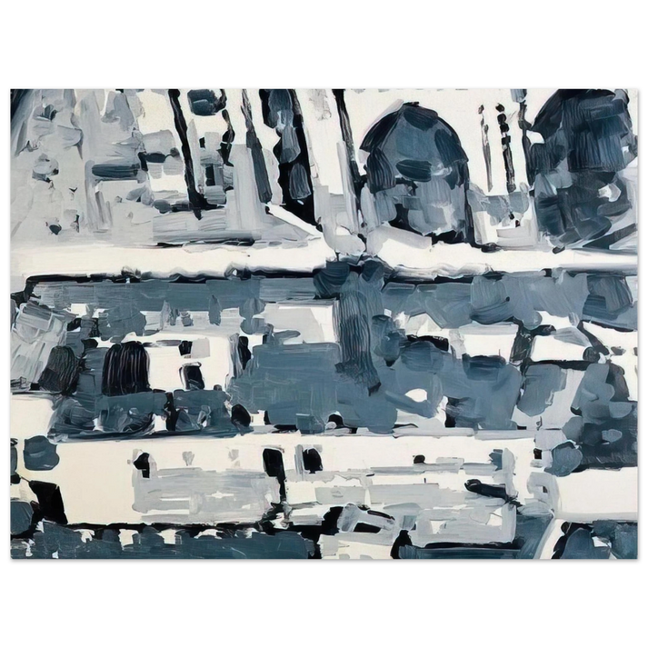 Gerhard Richter - TOWNSCAPE M4 1968  75x100 cm / 30x40inches Fine Art Poster