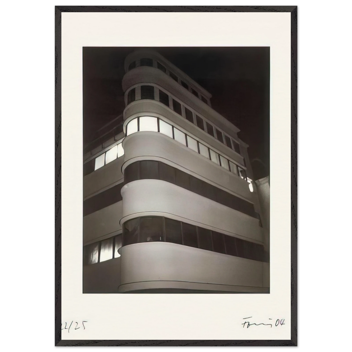 Untitled - 2004 N1 - Gunther Forg Framed Art Print – Black Wooden Frame - Default Title - -Framed Art Print