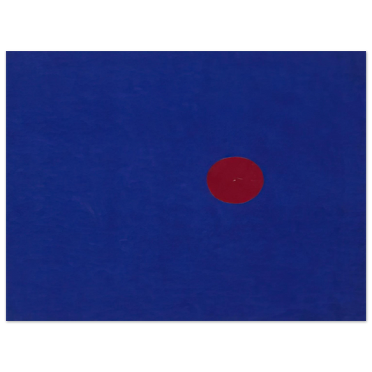 Ellsworth Kelly - Red and Blue from the series Line Form Color Fine Art Poster - Default Title
