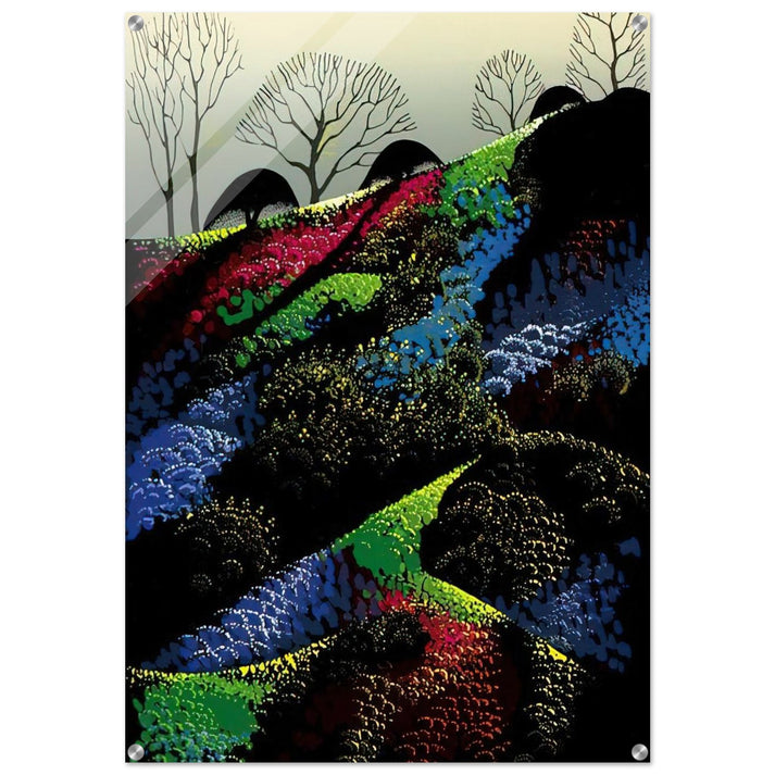 Little Jewels - Eyvind Earle Acrylic Print - 70x100 cm / 28x40″ inches
