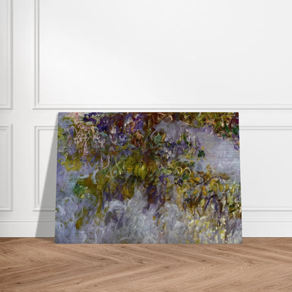 Wisteria left half - claude monet Brushed Aluminum Print - 70x100 cm / 28x40 inches | claude monet Aluminum Print | claude monet Prints