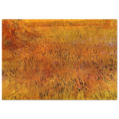 Arles View from the Wheat Fields - Vincent van Gogh Brushed Aluminum Print - 70x100 cm / 28x40 inches | Vincent van Gogh Aluminum Print | Vincent van Gogh Prints