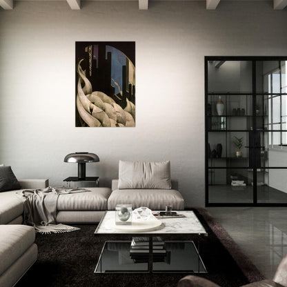 Incense of a New Church - 1921 - Charles Demuth Brushed Aluminum Print - 70x100 cm / 28x40 inches | Charles Demuth Aluminum Print | Charles Demuth Prints