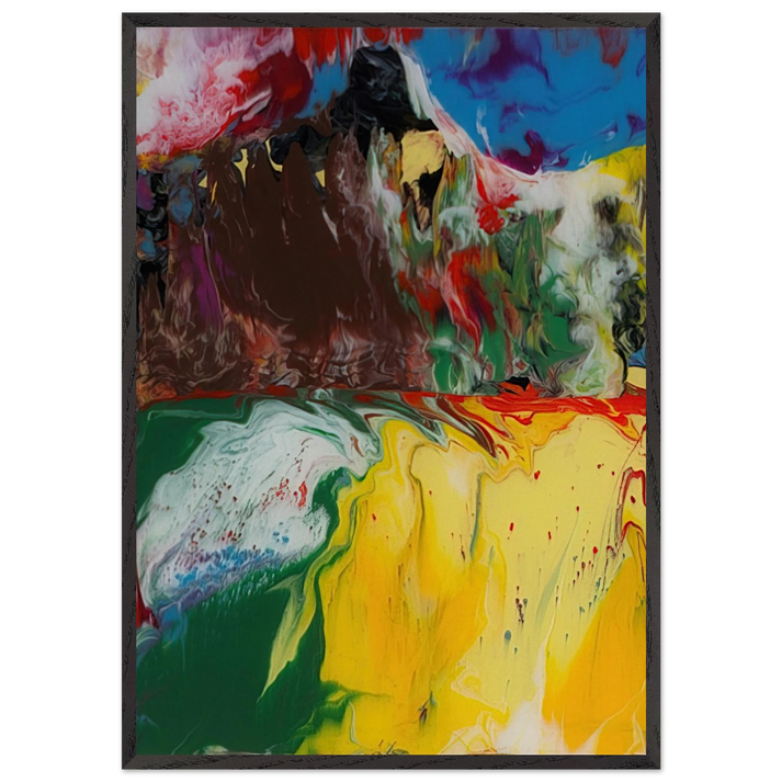 SINDBAD 2008 - Gerhard Richter 70x100 cm / 28x40 inches Framed Art Print – Black Wooden Frame