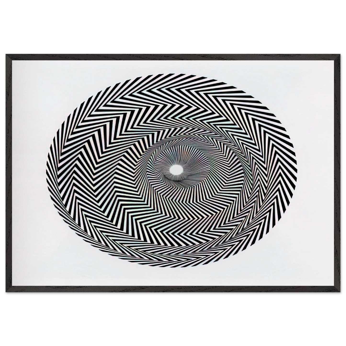 BLAZE 1 1962 - Bridget Riley Framed Art Print – Black Wooden Frame - Default Title - -Framed Art Print