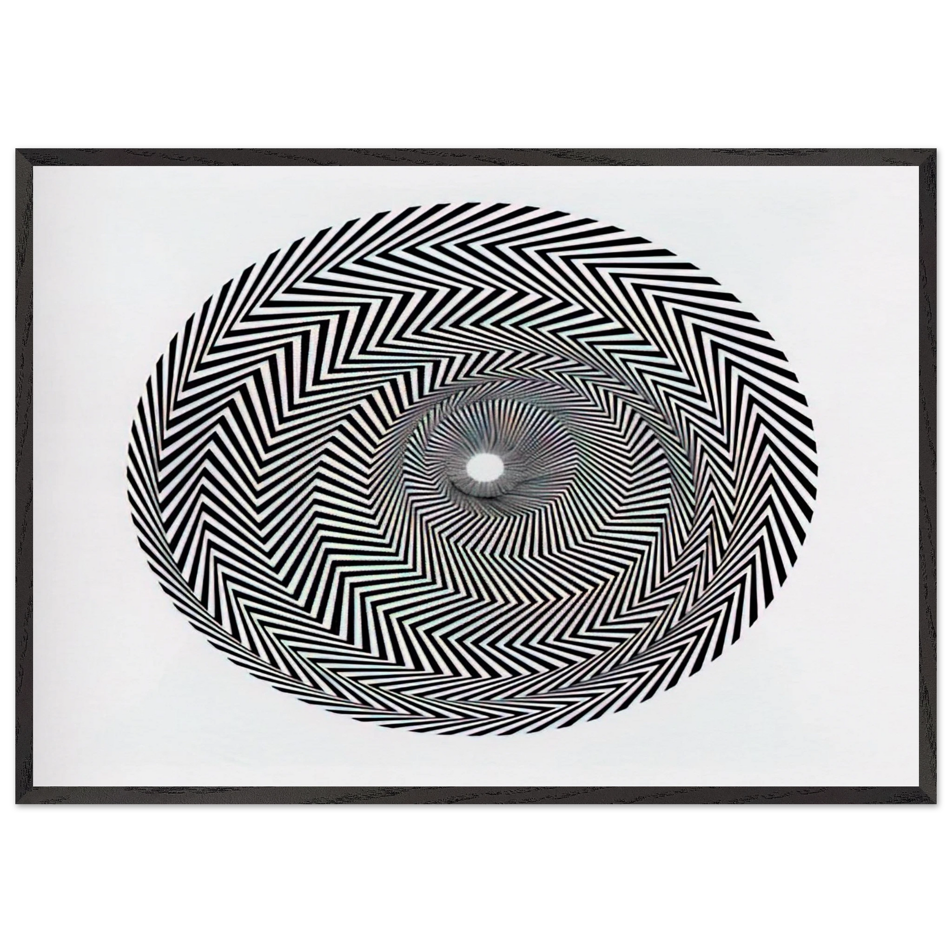 BLAZE 1 1962 - Bridget Riley Framed Art Print – Black Wooden Frame - Default Title - -Framed Art Print