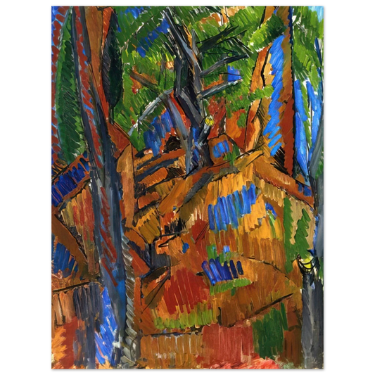 Raoul Dufy - TREES 1913 Fine Art Poster - Default Title