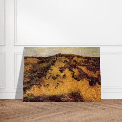 Dunes - Vincent van Gogh Brushed Aluminum Print - 70x100 cm / 28x40 inches | Vincent van Gogh Aluminum Print | Vincent van Gogh Prints