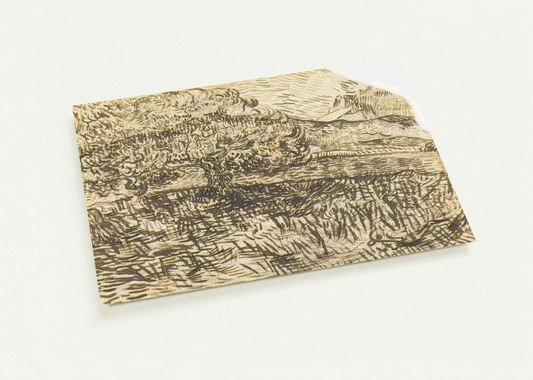 Olive Trees in a Mountain Landscape By Vincent van Gogh Pack of 10 Post Cards | Vincent van Gogh Post Cards | A6 (10.5 x 14.8 cm) - 4.1 x 5.8 inches