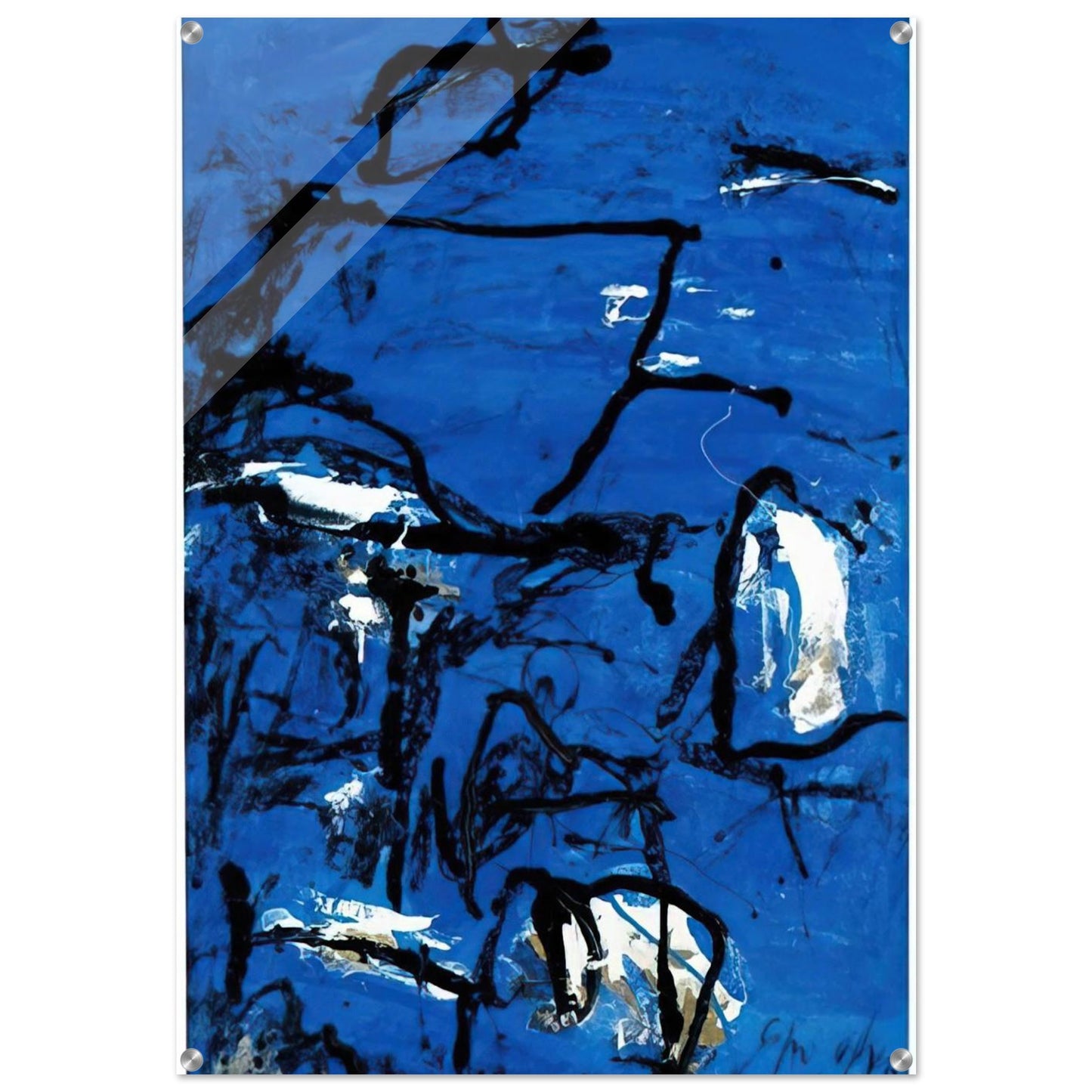 Cuma - Tachisme - Emil Schumacher Acrylic Print - 70x100 cm / 28x40″ inches | Emil Schumacher Wall Art | Emil Schumacher Prints