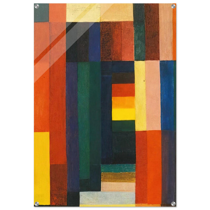 Horizontal Vertical - 1915 - Johannes Itten Acrylic Print - 70x100 cm / 28x40″ inches | Johannes Itten Wall Art | Johannes Itten Prints