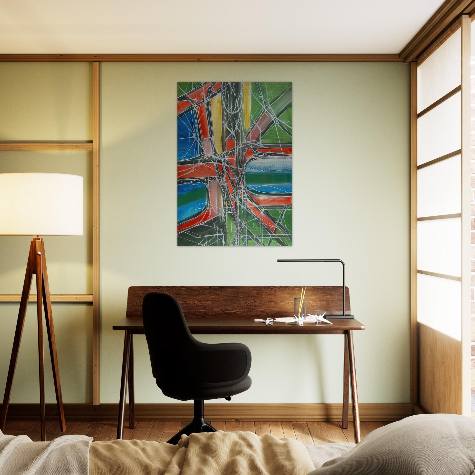 untitled - 1965 - Jimmy Ernst Brushed Aluminum Print - 70x100 cm / 28x40 inches | Jimmy Ernst Aluminum Print | Jimmy Ernst Prints