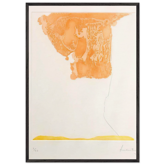 Pranzo Italiano - 1973 - Helen Frankenthaler Framed Art Print – Black Wooden Frame - Default Title - -Framed Art Print