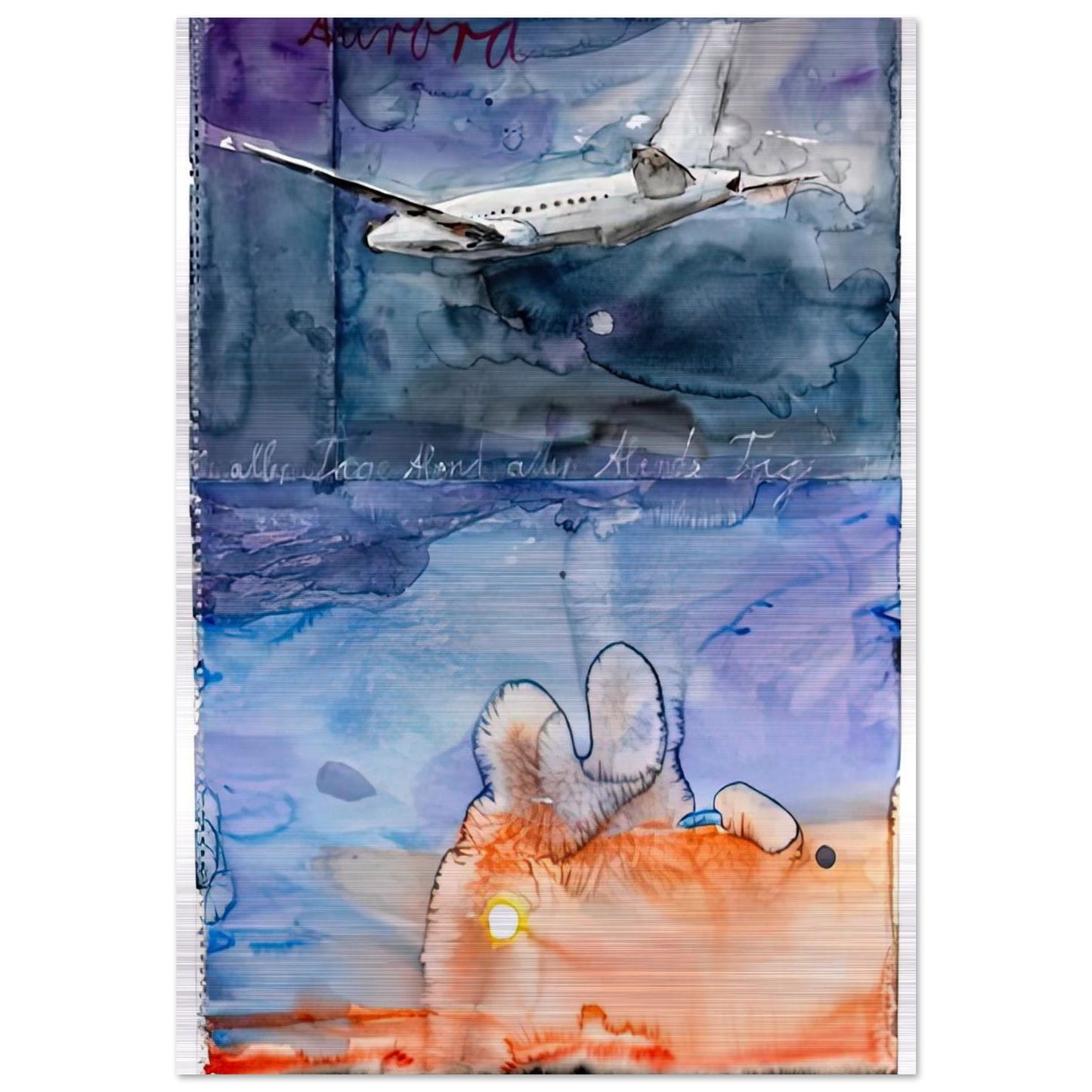 AURORA 2013 - Anselm Kiefer Brushed Aluminum Print - 70x100 cm / 28x40 inches | Anselm Kiefer Aluminum Print | Anselm Kiefer Prints