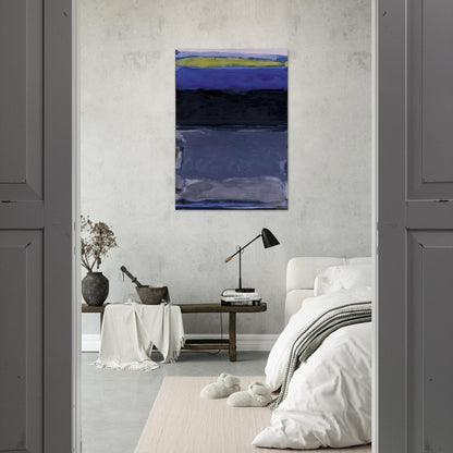 Blue Space - 1954 - Thomas Downing Brushed Aluminum Print - 70x100 cm / 28x40 inches | Thomas Downing Aluminum Print | Thomas Downing Prints