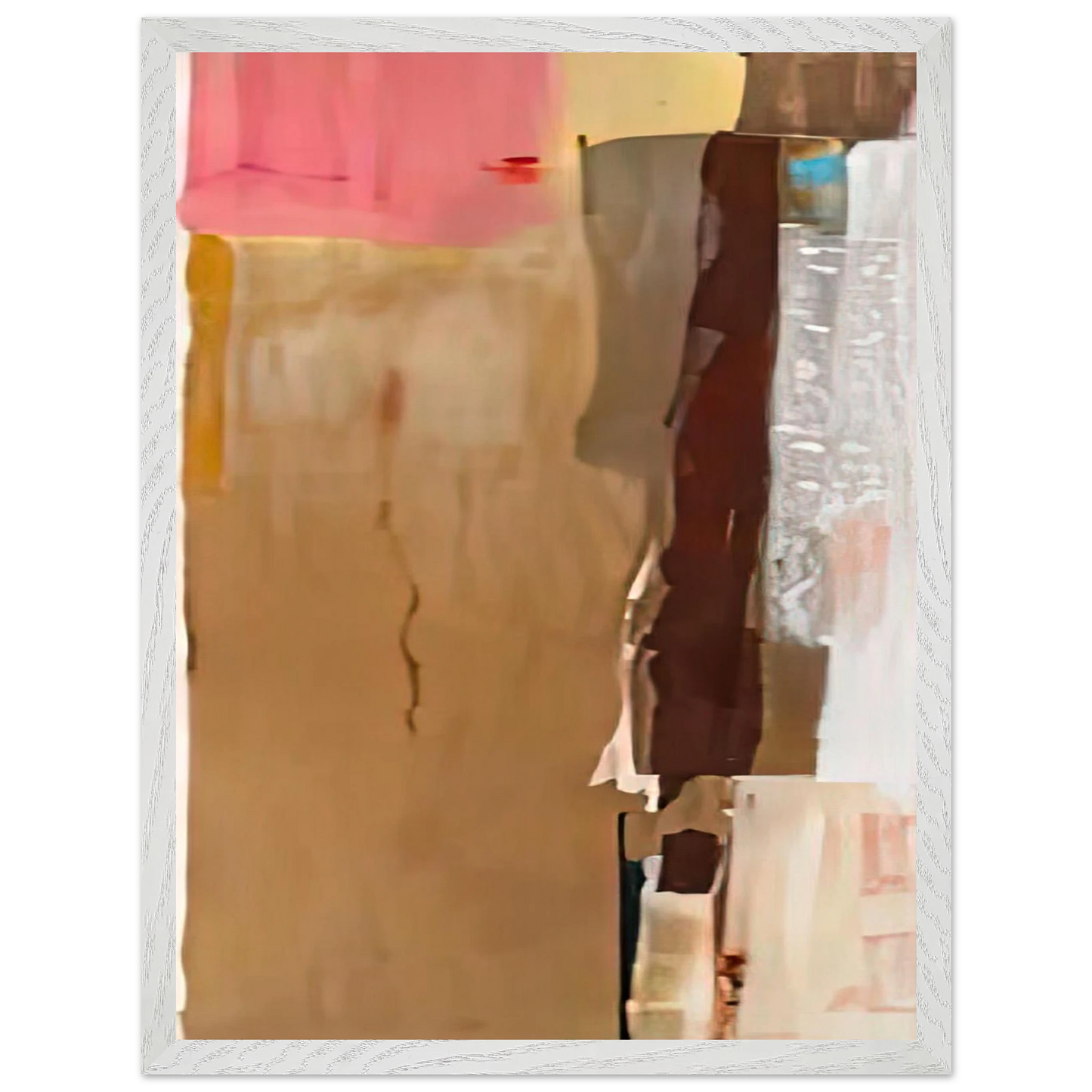 Helen Frankenthaler - Bistre I, 1976- Wall Art - 21x29.7 cm / 8x12" - Premium Wooden Framed Poster With Fine Art Paper - Black frame