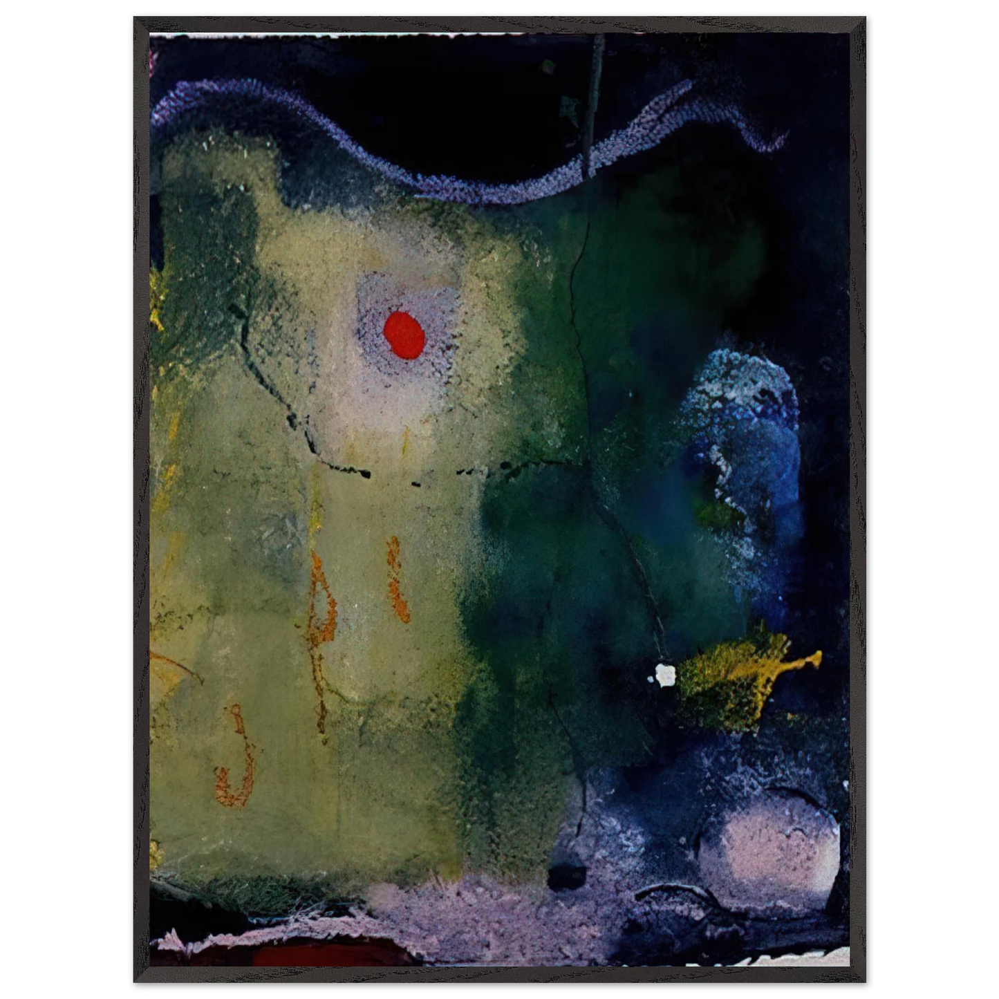 Helen Frankenthaler - The Other Side of the Moon - 1995 Wall art - A3 (29.7 x 42  cm) - Fine Art Poster - -