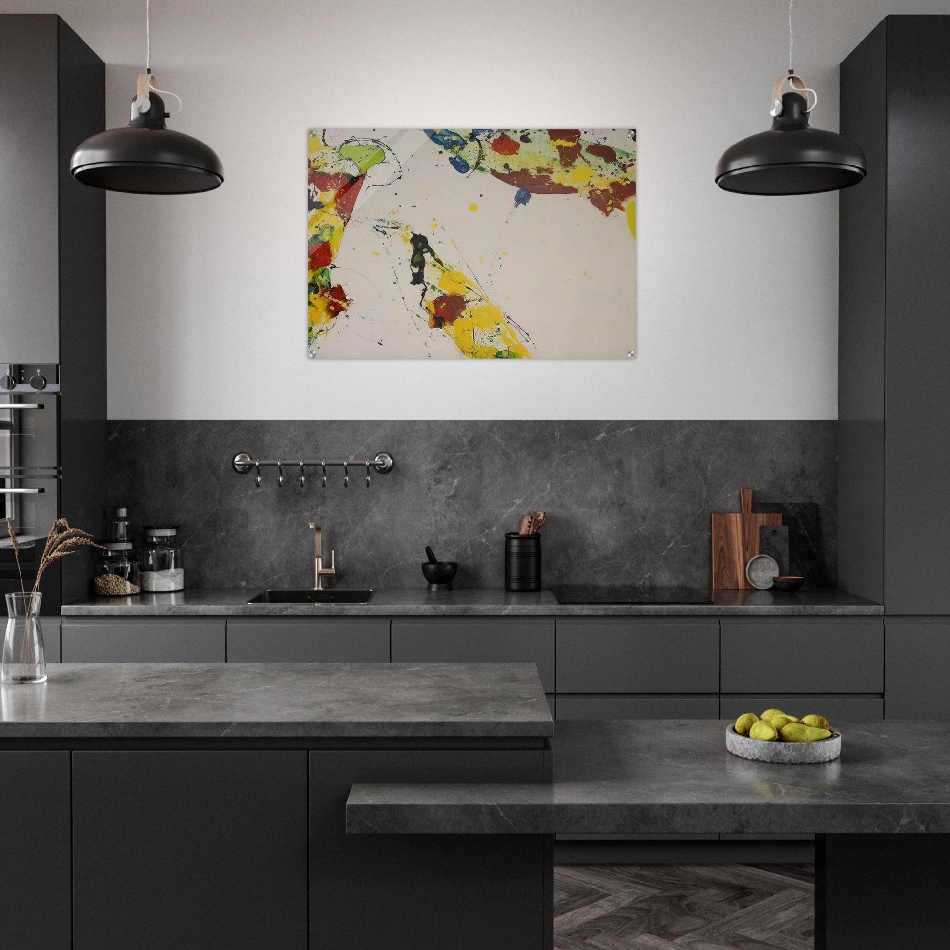 Coral Trails - Sam Francis Acrylic Print - 70x100 cm / 28x40″ inches | Sam Francis Wall Art | Sam Francis Prints