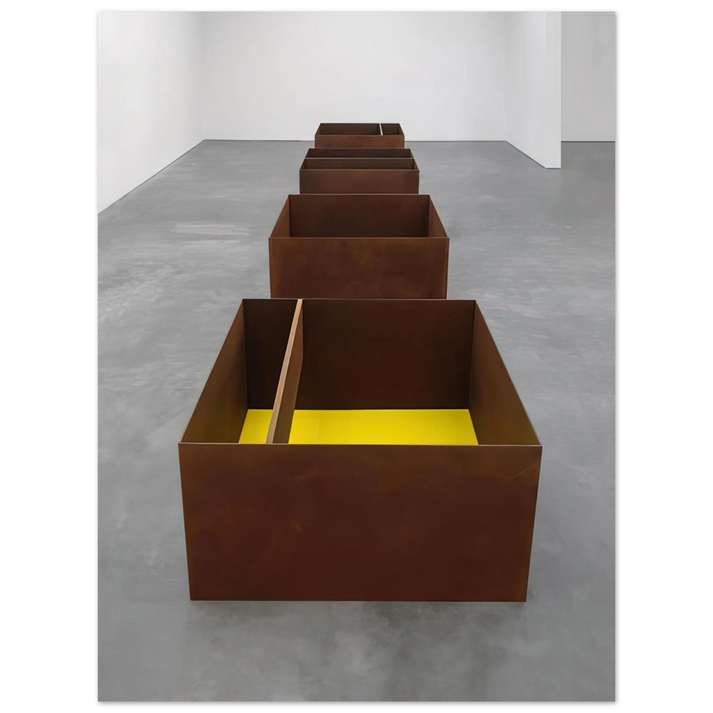 Donald Judd - Untitled JUDDO0511-JUDDO0514 - 1989  75x100 cm / 30x40inches Fine Art Poster