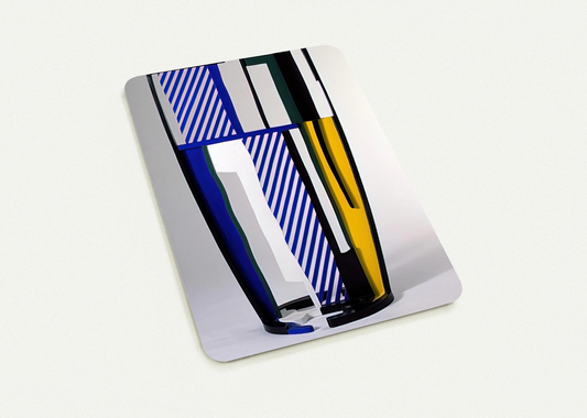 GLASS IV 1977 By Roy Lichtenstein Pack of 10 Post Cards | Roy Lichtenstein Post Cards | A6 (10.5 x 14.8 cm) - 4.1 x 5.8 inches