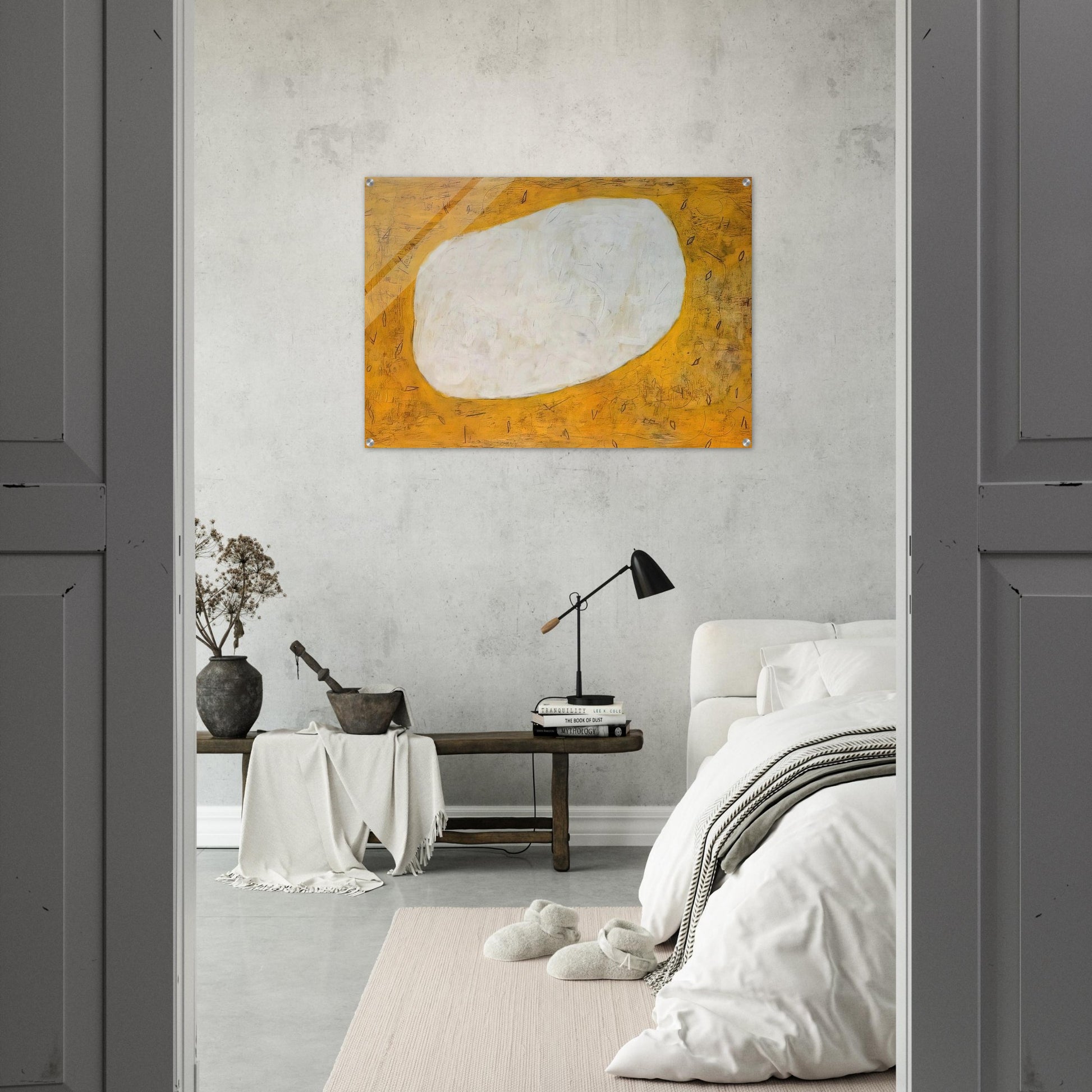 Homage to Dubuffet I - 1952 - Gene Davis Acrylic Print - 70x100 cm / 28x40″ inches | Gene Davis Wall Art | Gene Davis Prints