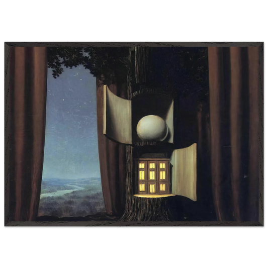 THE VOICE OF BLOOD 1948 1 - Rene Magritte Framed Art Print – Black Wooden Frame - Default Title - -Framed Art Print