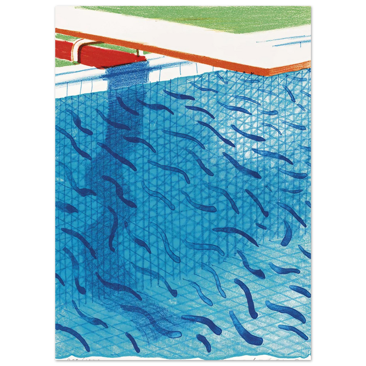 David Hockney - David Hockney Wall art - 15x20 cm / 6x8 inches - Fine Art Poster-canvas - -