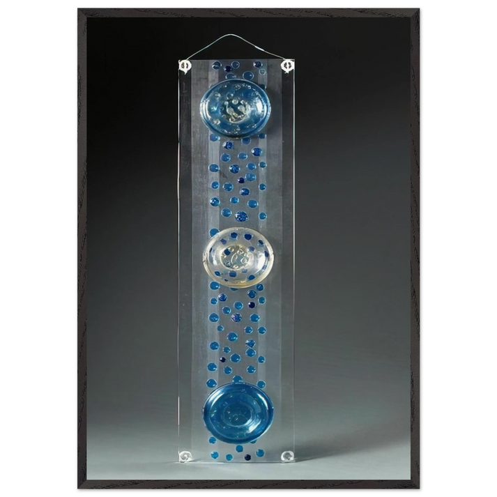 Untitled - Kinetic Art - Gyula Kosice 70x100 cm / 28x40 inches Framed Art Print – Black Wooden Frame