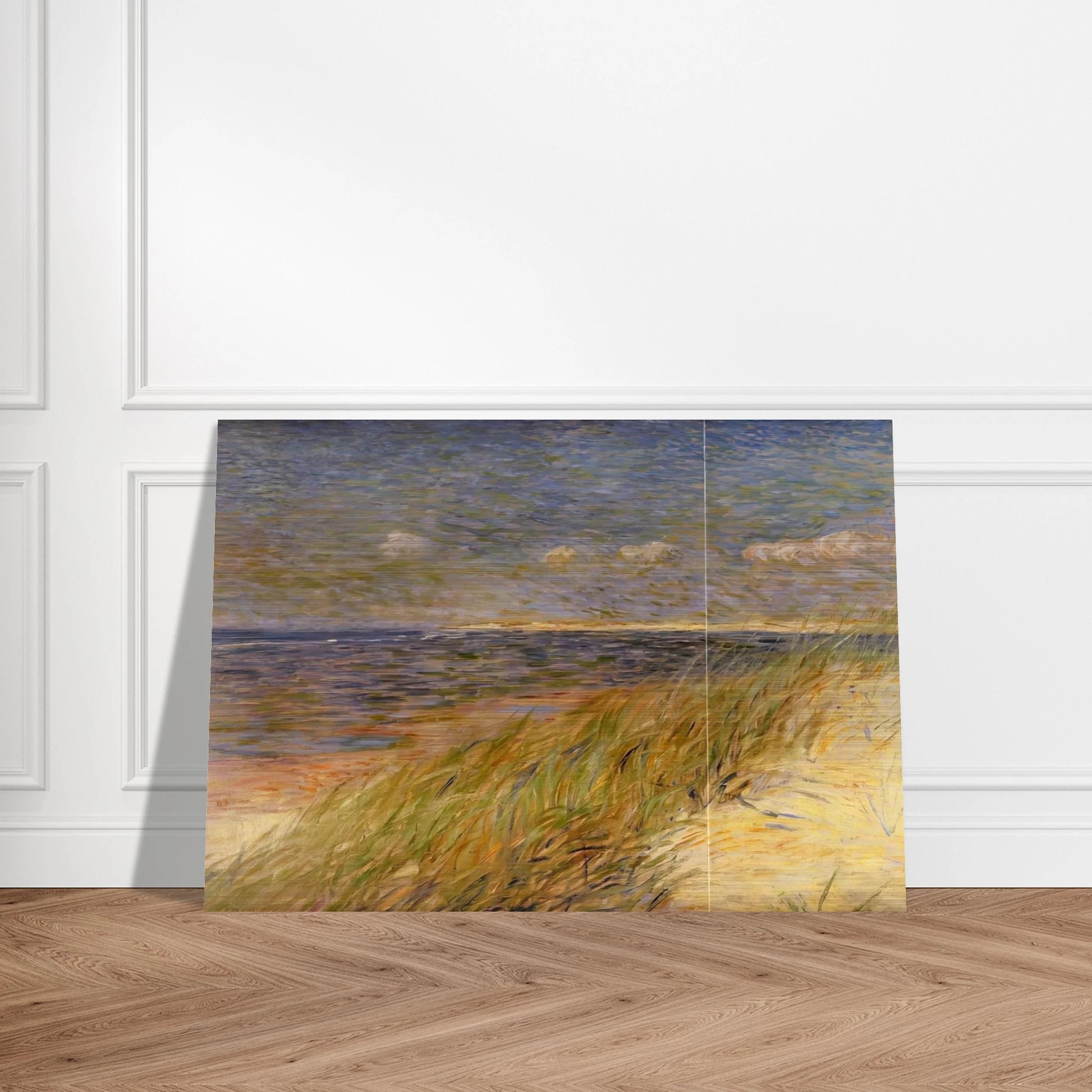 THE DUNES ZWIN KNOKKE 1887 - Theo van Rysselberghe Brushed Aluminum Print - 70x100 cm / 28x40 inches | Theo van Rysselberghe Aluminum Print | Theo van Rysselberghe Prints