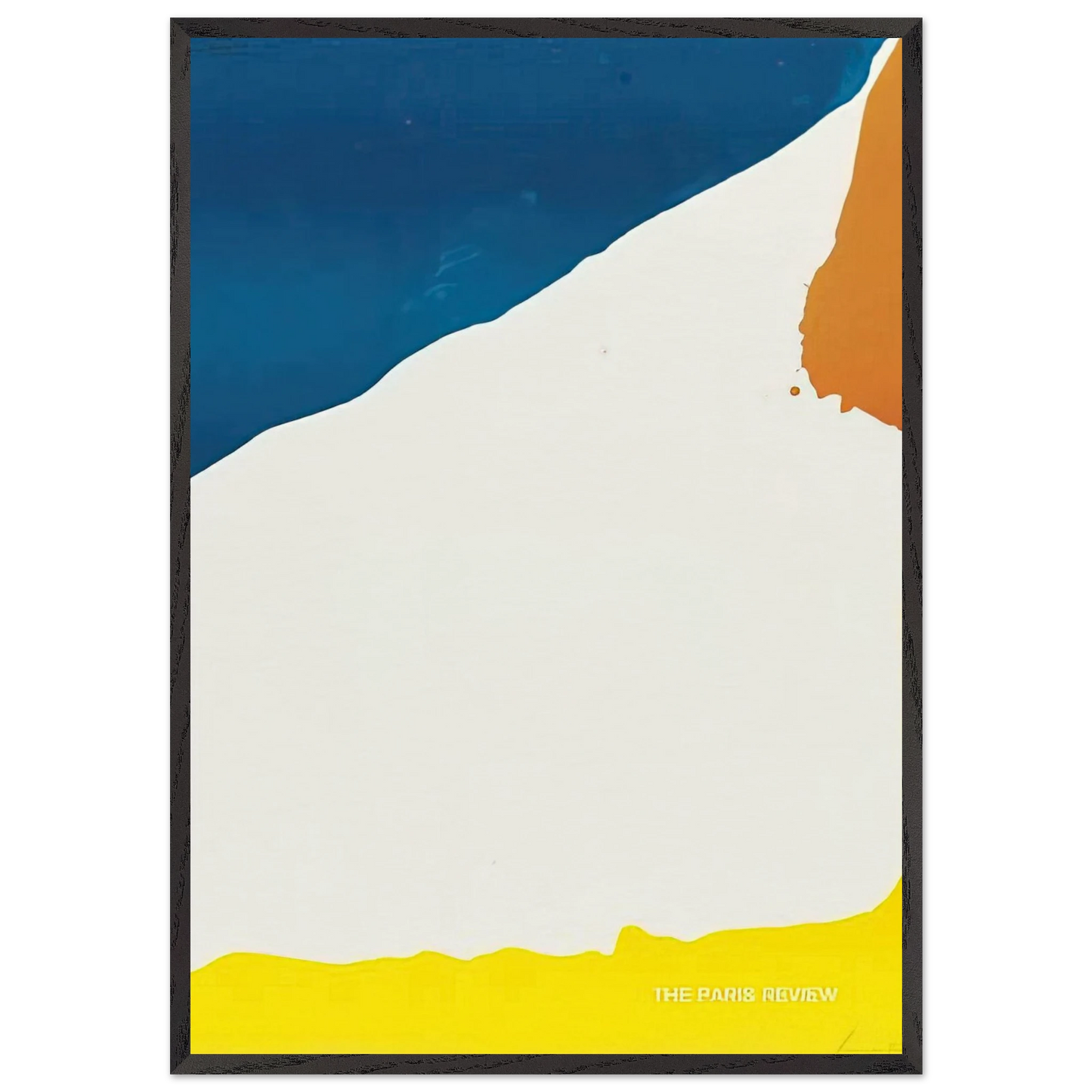 Paris Review - 1966 - Helen Frankenthaler Framed Art Print – Black Wooden Frame - Default Title - -Framed Art Print