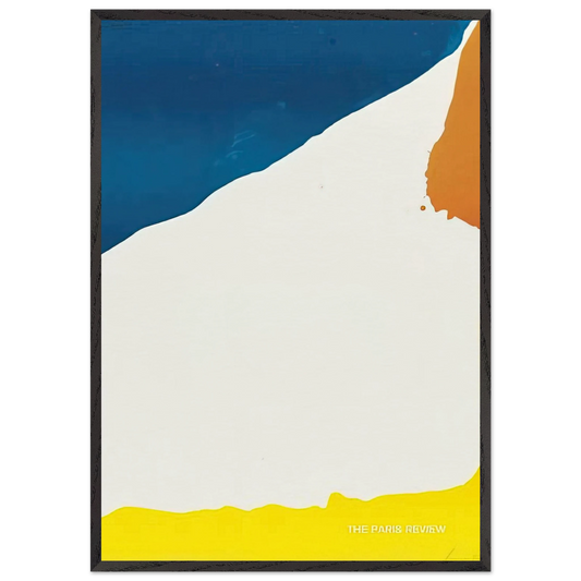 Paris Review - 1966 - Helen Frankenthaler Framed Art Print – Black Wooden Frame - Default Title - -Framed Art Print