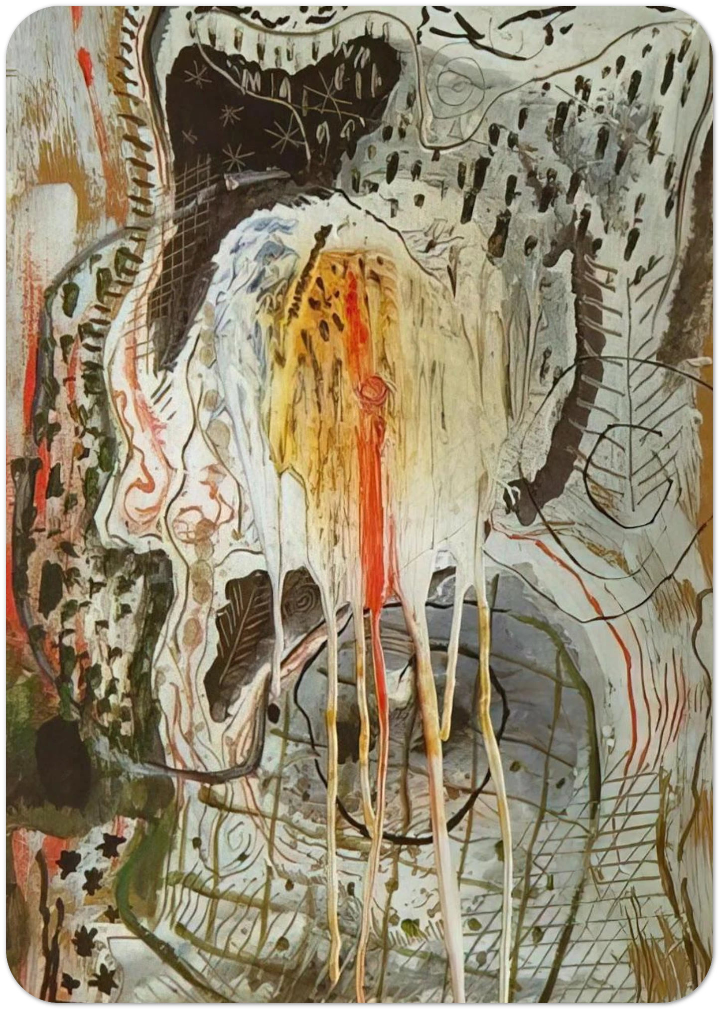 NUDE WOMAN IN AN ARMCHAIR By Salvador Dali Pack of 10 Post Cards | Salvador Dali Post Cards | A6 (10.5 x 14.8 cm) - 4.1 x 5.8 inches